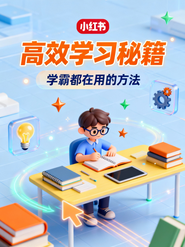 简单设计全新模型上线，小红书封面效果经验！